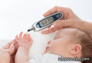 افت قندخون در نوزادان